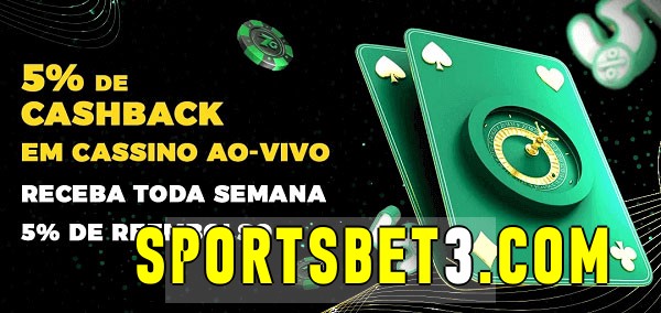 Promoções do cassino ao Vivo sportsbet 